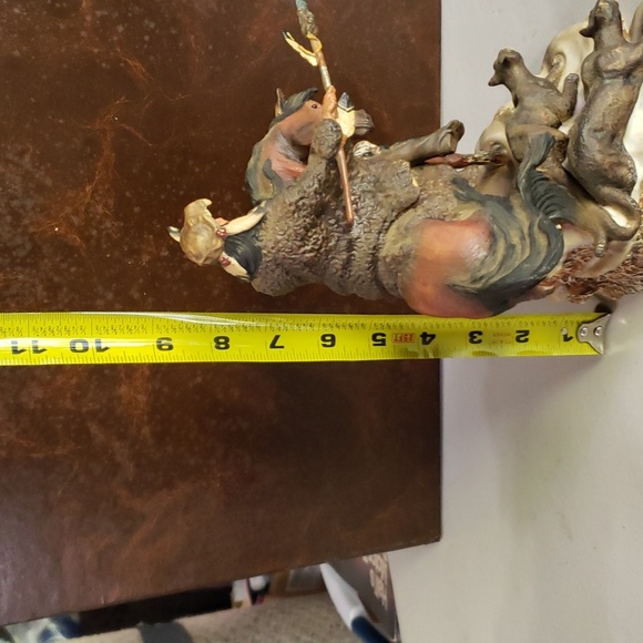 INDIAN  SPIRIT OF THE WEST  WIND  Indian statue - Picture 8 of 13